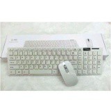 Bộ Bàn phím và chuột không dây KGR (Trắng) V0128