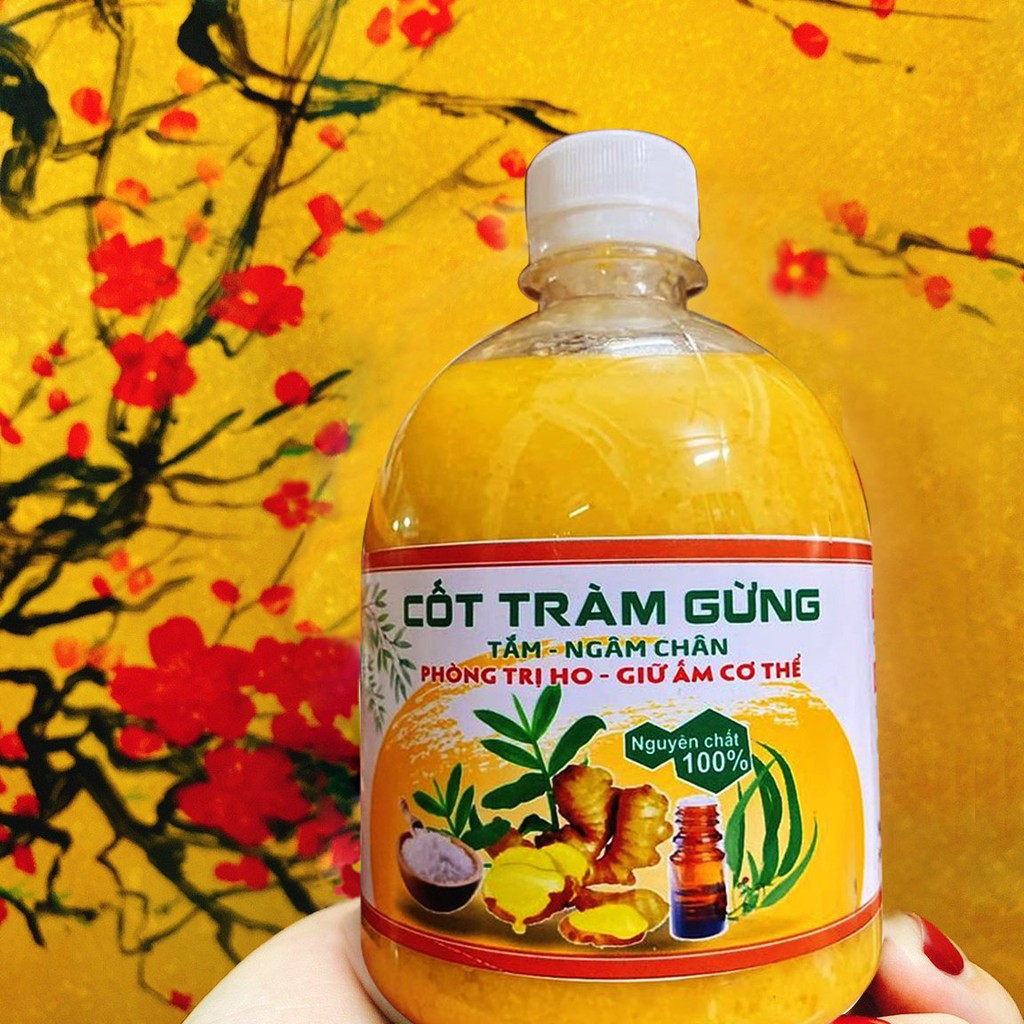 Cốt Gừng Tràm Trà Tắm Và Ngâm Chân Cho Bé