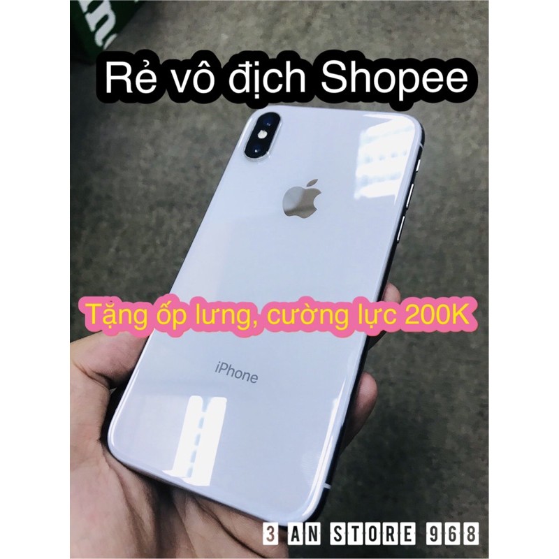 [Ảnh thật] Điện thoại Iphone X, Xs, Xs Max Quốc tế và Lock hàng chính hãng Apple, ít xước, pin 9x