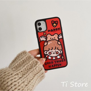 Ốp Lưng Girl Happy 2 iP [ TI STORE ]