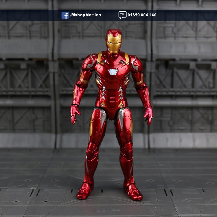 Mô hình đồ chơi Iron man mark 46 MK 46 người sắt hãng ZD Toy - Avenger