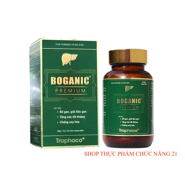 BOGANIC PREMIUM TRAPHACO - Hỗ trợ giải độc gan, tăng sức đề kháng, chống oxy hoá.