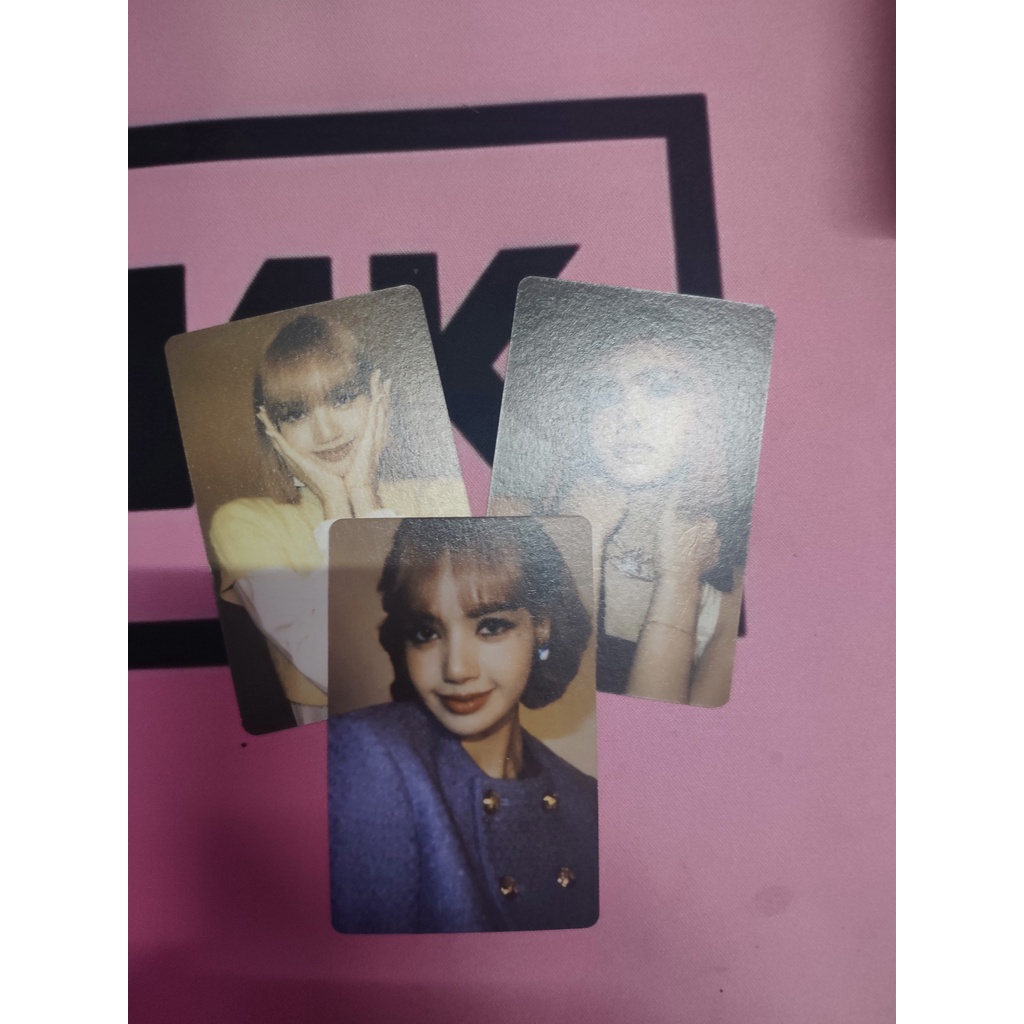 Photocard trong welcoming colection 2022 BLACKPINK official