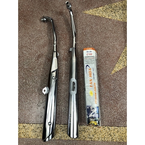 ỔNG XẢ TÂN HOÀ ZIN XE WAVE50cc/WAVE 100