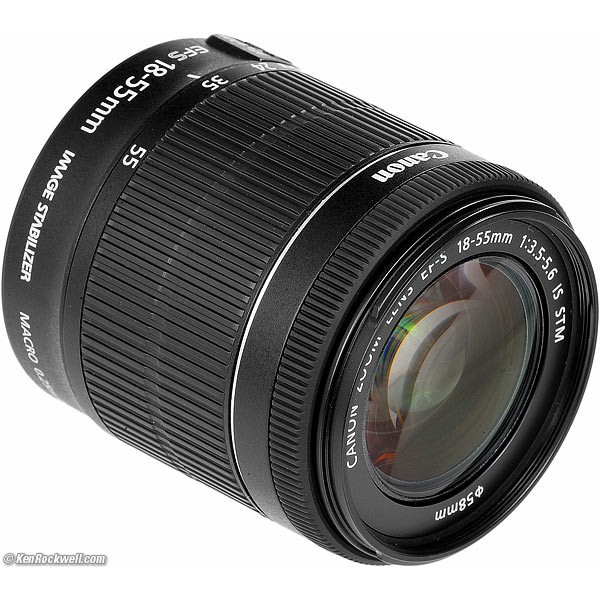 Ống kính Canon EF-S18-55mm f/3.5-5.6 IS STM - Hàng Chính Hãng Lê Bảo Minh