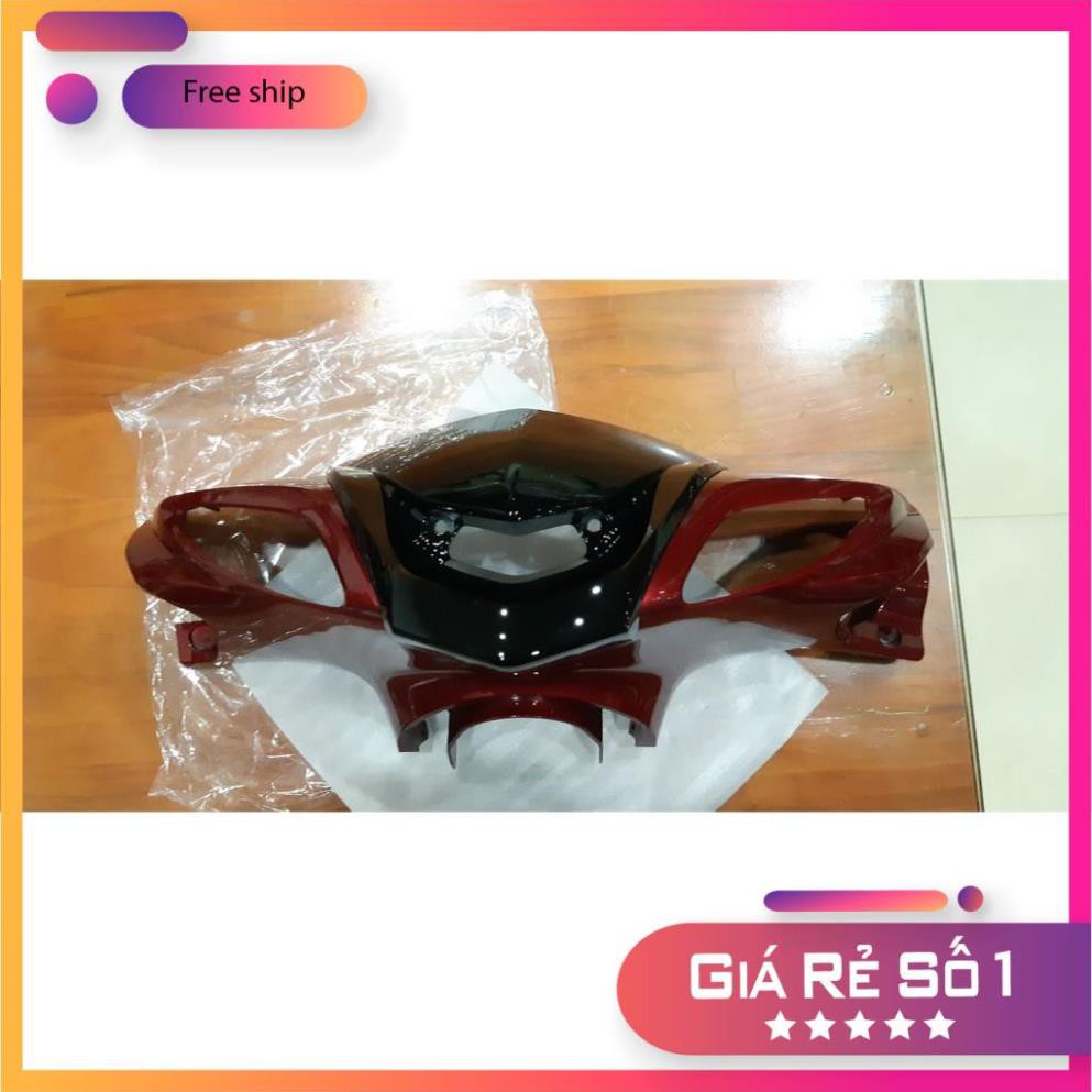FREEShip  Ốp đầu trước Luvias đỏ - đen