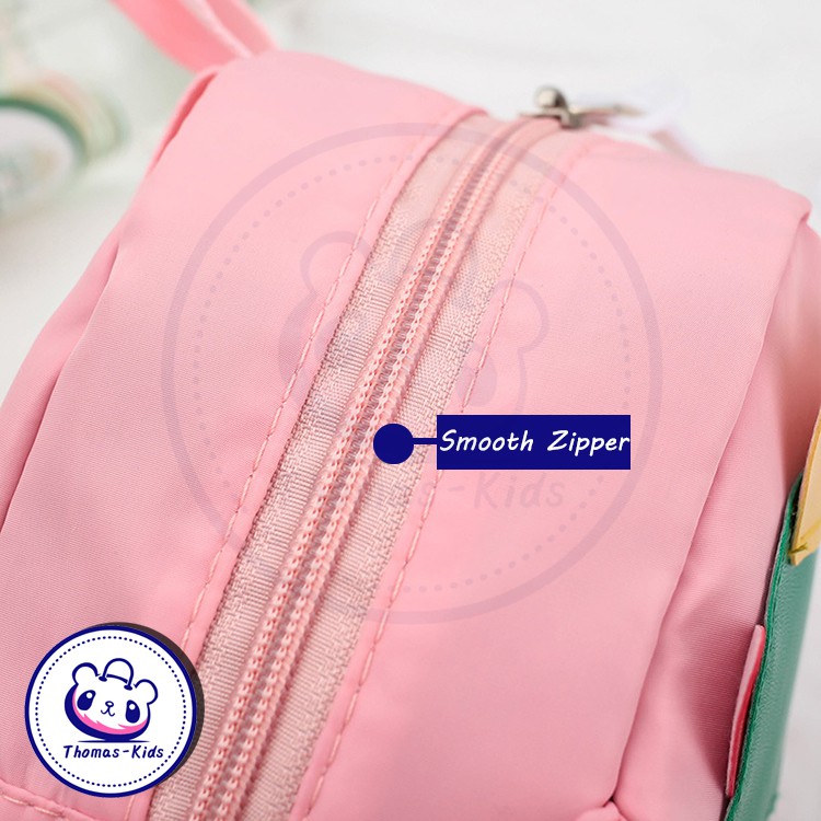 [THOMAS KIDS] Trẻ em 1-4 tuổi Mẫu giáo Beg Trẻ em Túi đi học Thời trang Khủng long nhỏ Dễ thương Cậu bé Cô gái Bé gái Ba lô