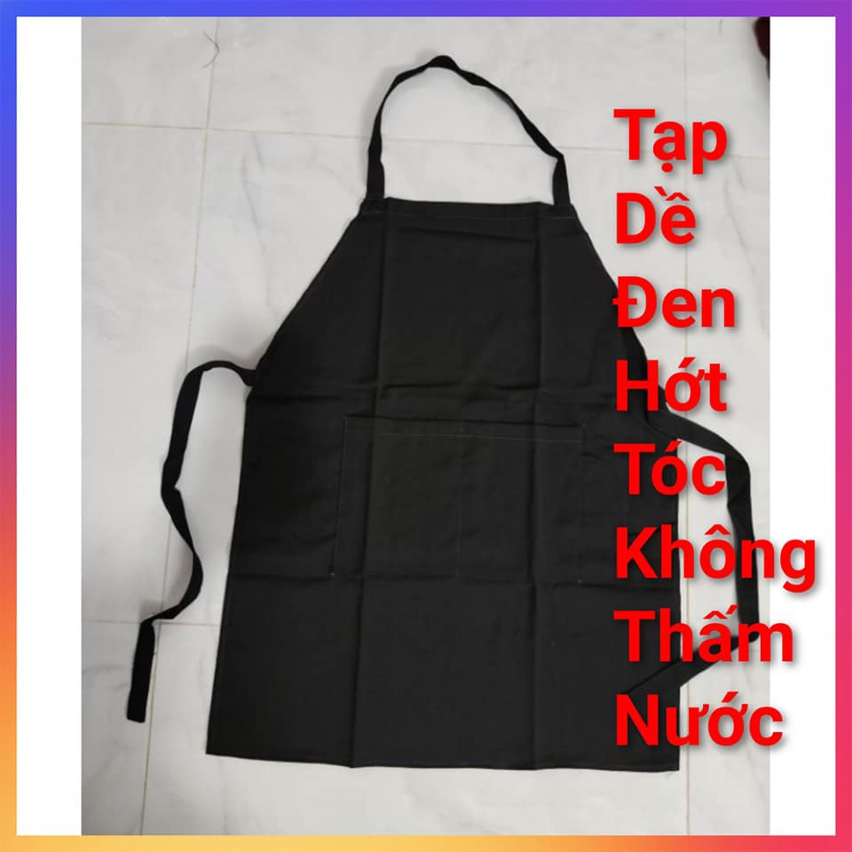 Tạp Dề Đen Có Túi Thấm / Chống Thấm