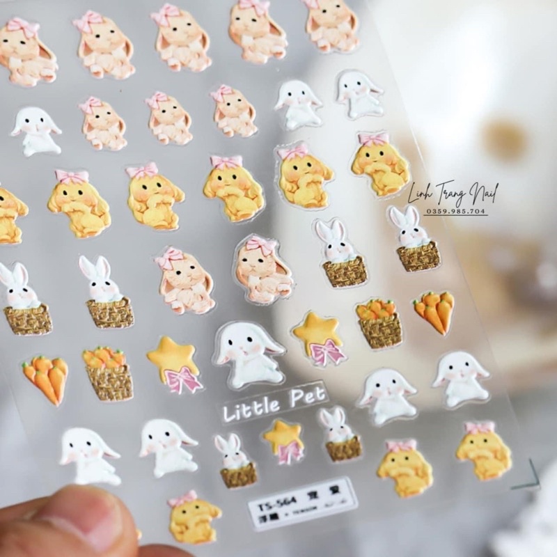 STICK DÁN MÓNG CAO CẤP - stick chữ- thú-hoa... - Phụ Kiện Nail