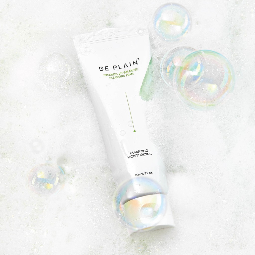 Sữa rửa mặt chiết xuất đậu xanh BEPLAIN Greenful pH-Balanced Cleansing Foam | BigBuy360 - bigbuy360.vn