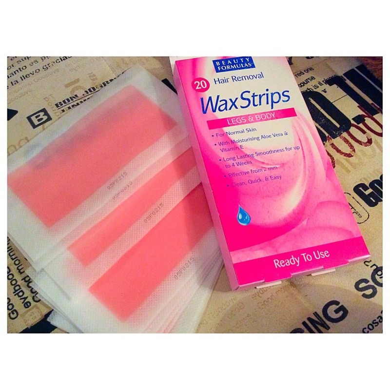 Miếng dán tẩy lông Beauty Formulas Wax Strips Legs and Body - hộp 20 miếng <2201603> | BigBuy360 - bigbuy360.vn