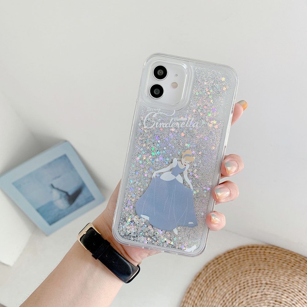 DISNEY Ốp Điện Thoại PC Cứng Họa Tiết Công Chúa Lọ Lem Cho iPhone 14 13 12 Pro Max 11 Xr 7plus 8 Plus Se2020 Xs Max