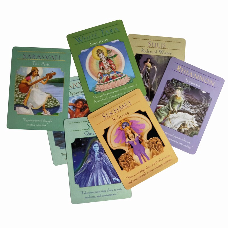 Bộ bài tiên tri Goddess Guidance Oracle Cards 44 tấm dùng cho bói tương lai