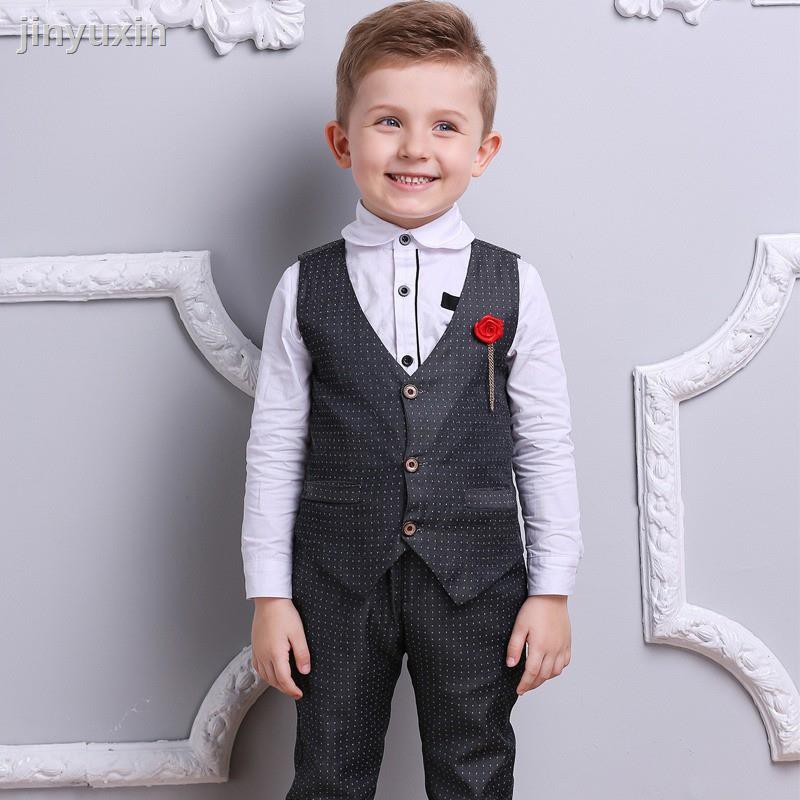 ☾Set đồ vest 3 món lịch lãm và đáng yêu cho bé