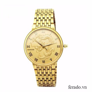 Đồng hồ nam dây da thời trang Baishuns BS01