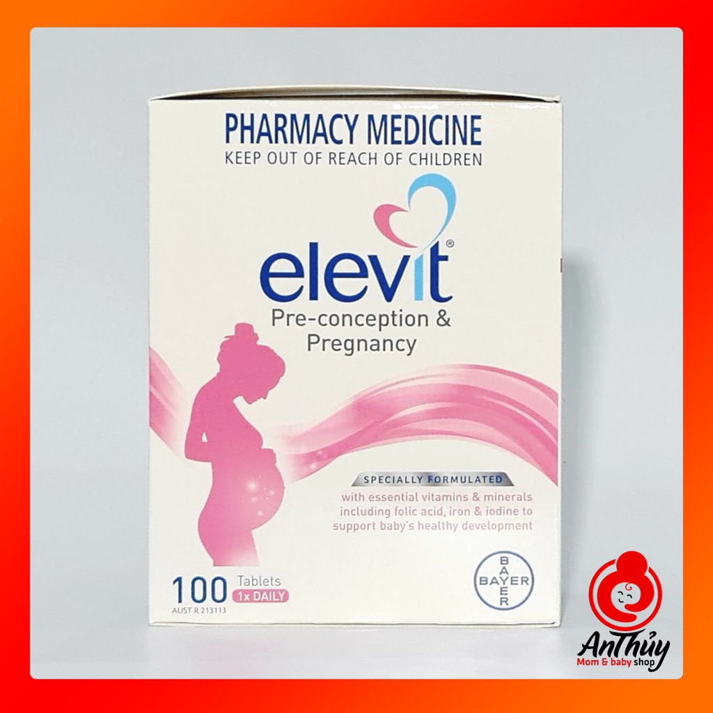 Elevit Bầu Úc Vitamin Tổng Hợp - 100v