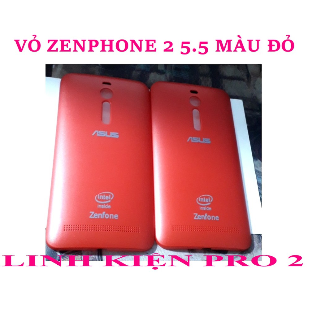 VỎ ZENPHONE 2 5.5 MÀU ĐỎ