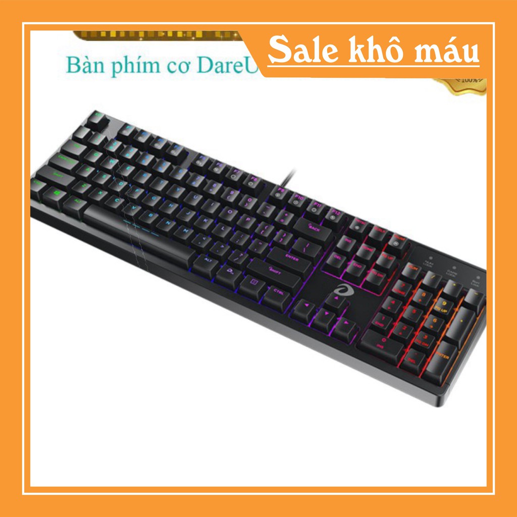 Bàn Phím Cơ Gaming DareU EK1280 - Mã cũ DK1280 - RGB Blue/Brown/Red Switch [ Mai Hoàng phân phối, BẢO HÀNH 24 THÁNG ]