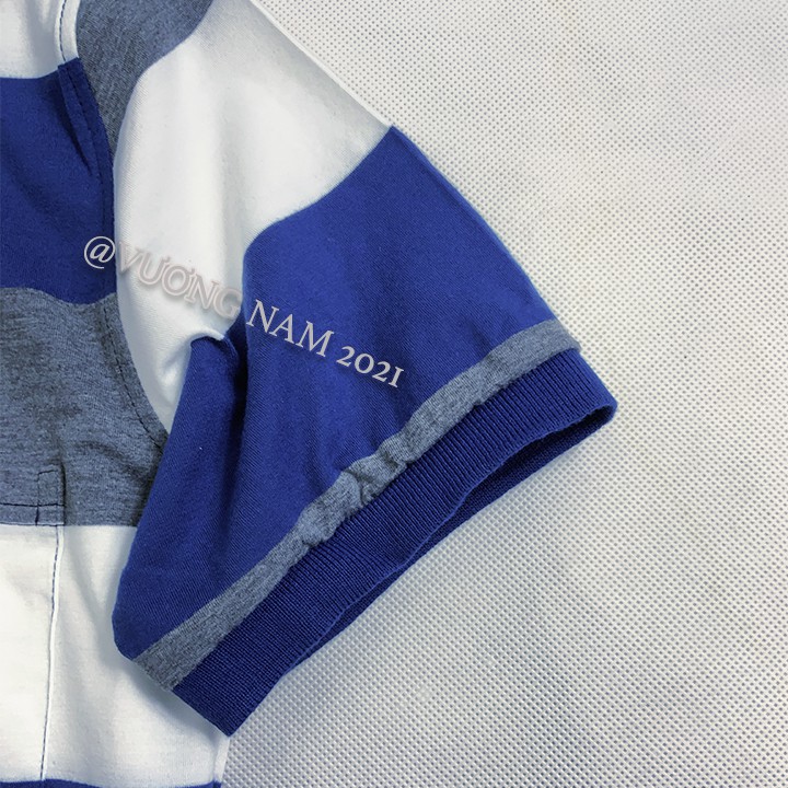 Áo phông nam trung niên có cổ tay ngắn polo form rộng cotton đẹp cao cấp FF48C