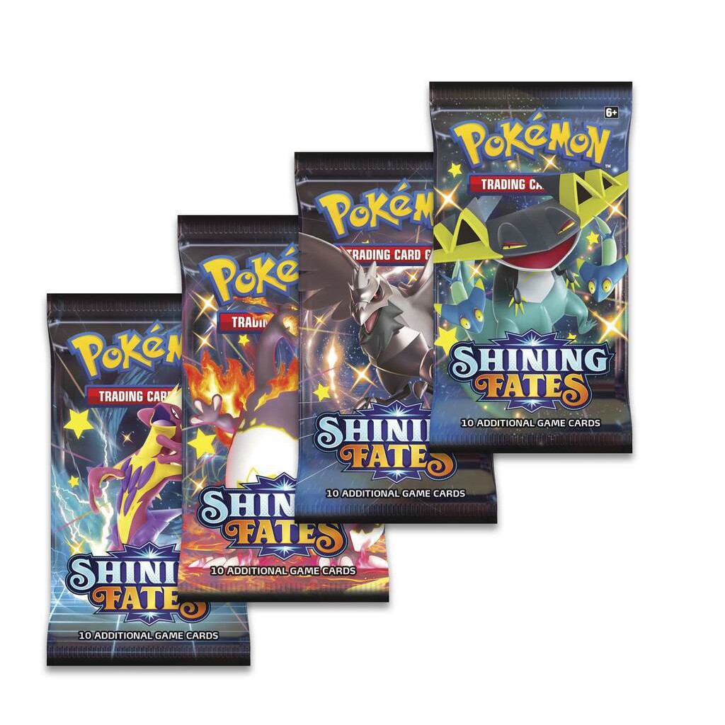 [SIÊU RẺ] 01 Pack Bài Pokemon TCG Shining Fates Chính Hãng Mới 100% - Túi Thẻ Bài Pokemon Hiếm (Ngẫu Nhiên Art)