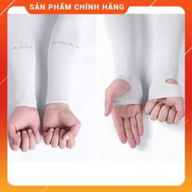[Giảm 50%]  Găng tay chống nắng xỏ ngón Aqua-X Hàn Quốc - Bao tay đi phượt Letslim Siêu Mát chống tia UV