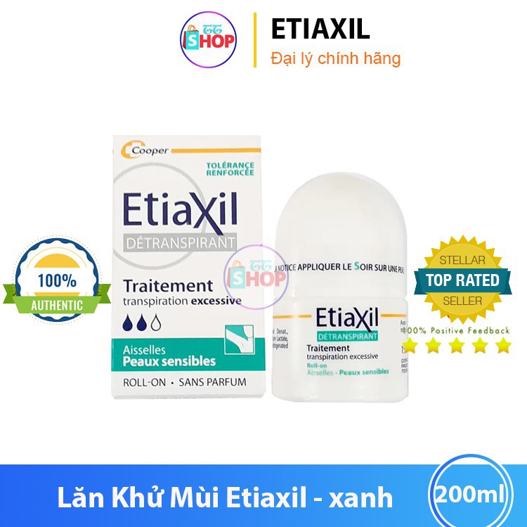 Lăn Khử Mùi Ngăn Mồ Hôi Hiệu Quả Etiaxil 15ml FREESHIP TOÀN QUỐC, khắc tinh của hôi nách