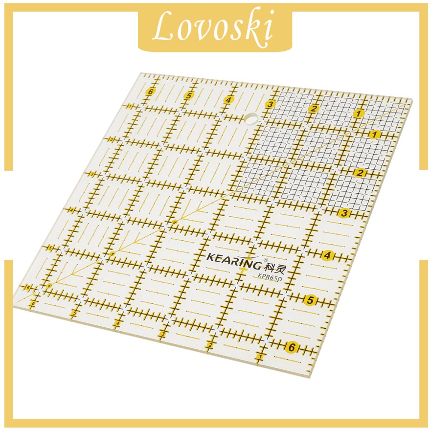 Thước Nhựa Hình Vuông Chuyên Dụng Cho Thợ May