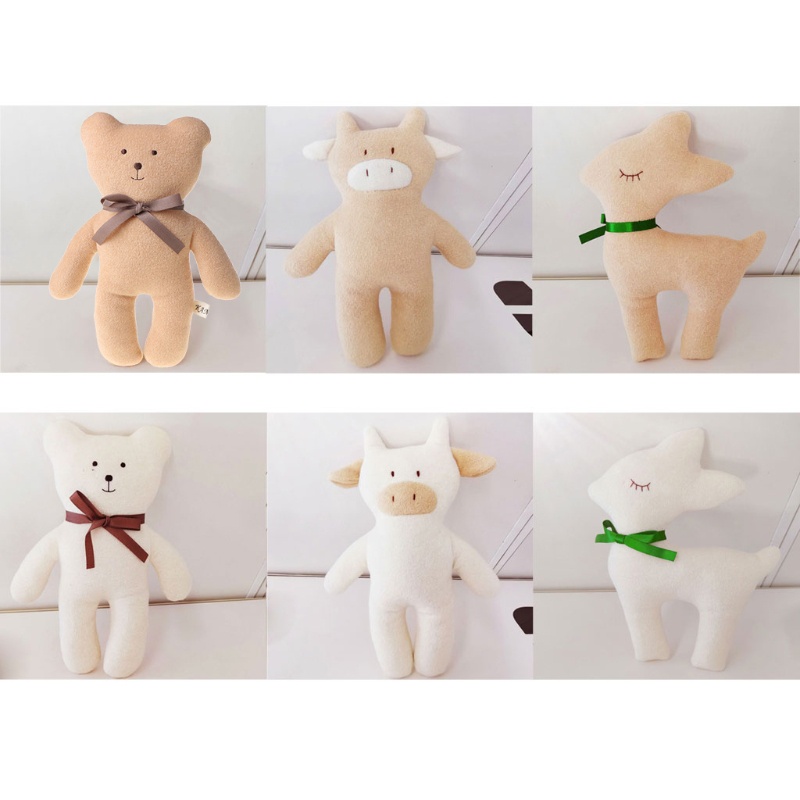 Đồ Chơi Hình Động Vật Dễ Thương Mềm Mại Thoải Mái Cho Bé