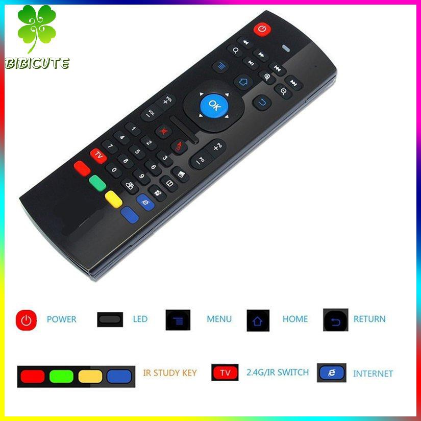 [Fast delivery] 2.4G Wireless Keyboard Controller Remote Control Air Mouse for Smart Android 7.1 TV Box  MX3 mini  portable TV Box