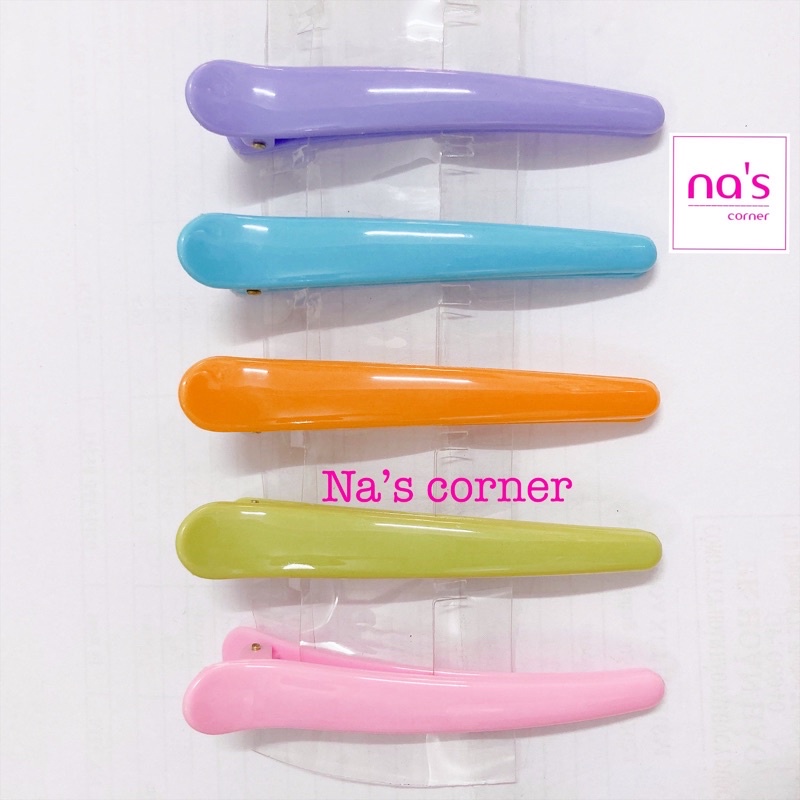 Kẹp tóc mỏ vịt nhựa màu vintage 9.5cm / 12cm đẹp sang trọng size lớn