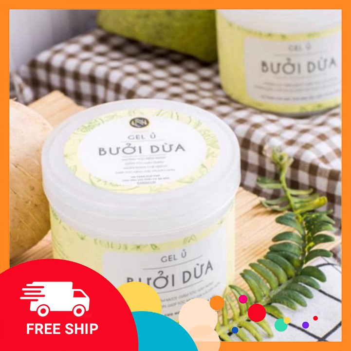[Chính hãng] Gel Ủ Bưởi Dừa Nga Hoàng kích thích mọc tóc, giảm rụng tóc, mềm mượt tóc - Tinhdaubuoingahoang1994