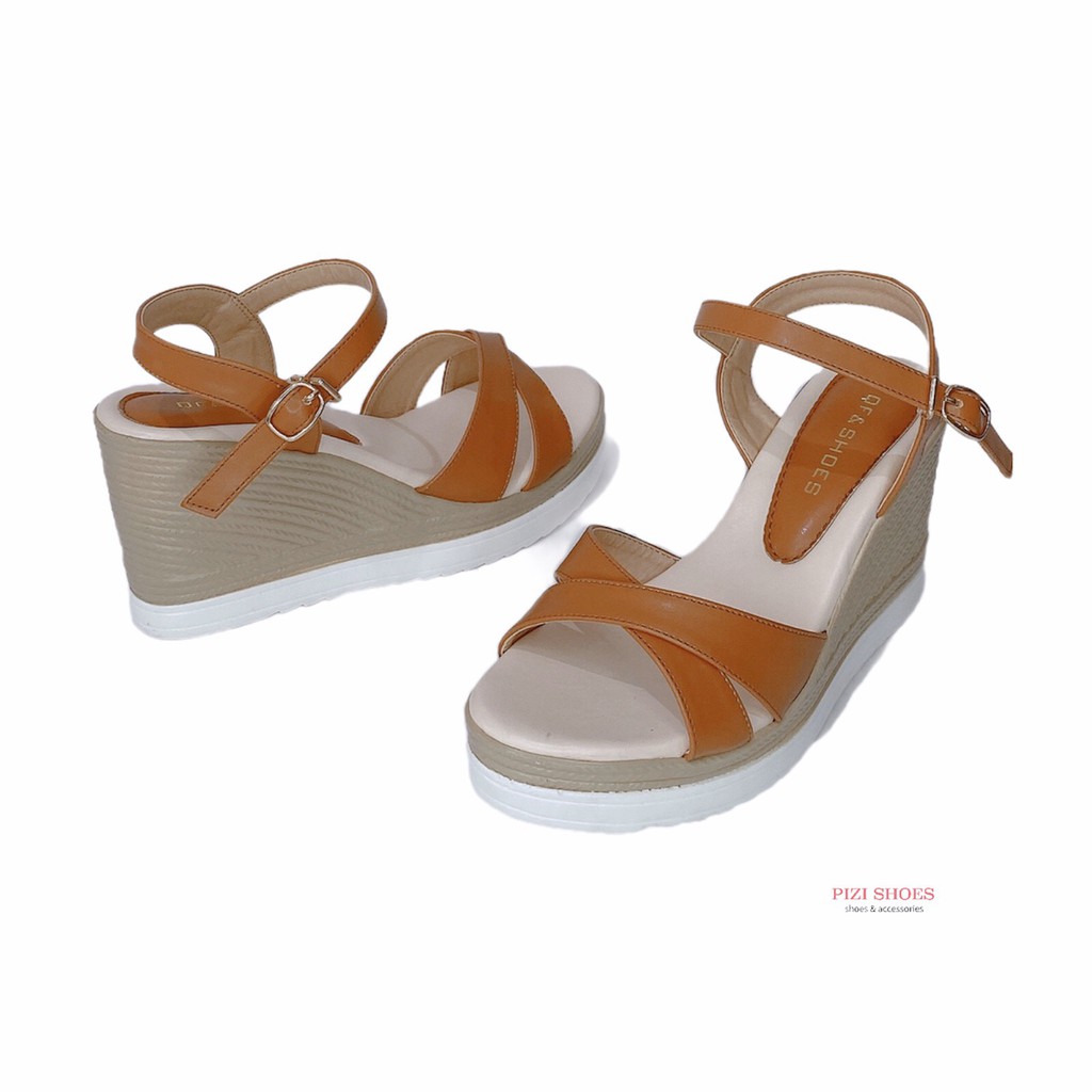 Sandal cao gót đế xuồng cao 7cm S75 Pizishoes