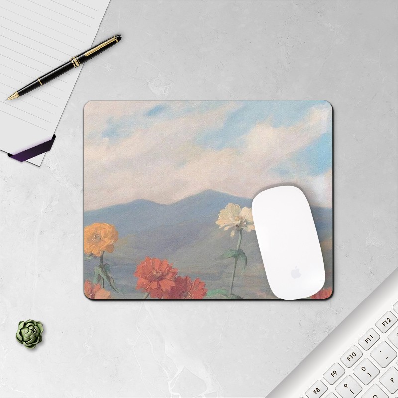 Tấm lót chuột máy tính họa tiết dễ thương hình vuông chống thấm nước tiện dụng trong văn phòng 26*21cm | BigBuy360 - bigbuy360.vn