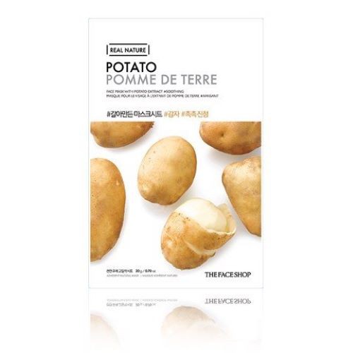 Combo 20 Miếng Mặt Nạ Giấy TheFaceShop (chanh, rong biển, gạo, tre, việt quất, hồng sâm, trà xanh,khoai tây) 20Gx20