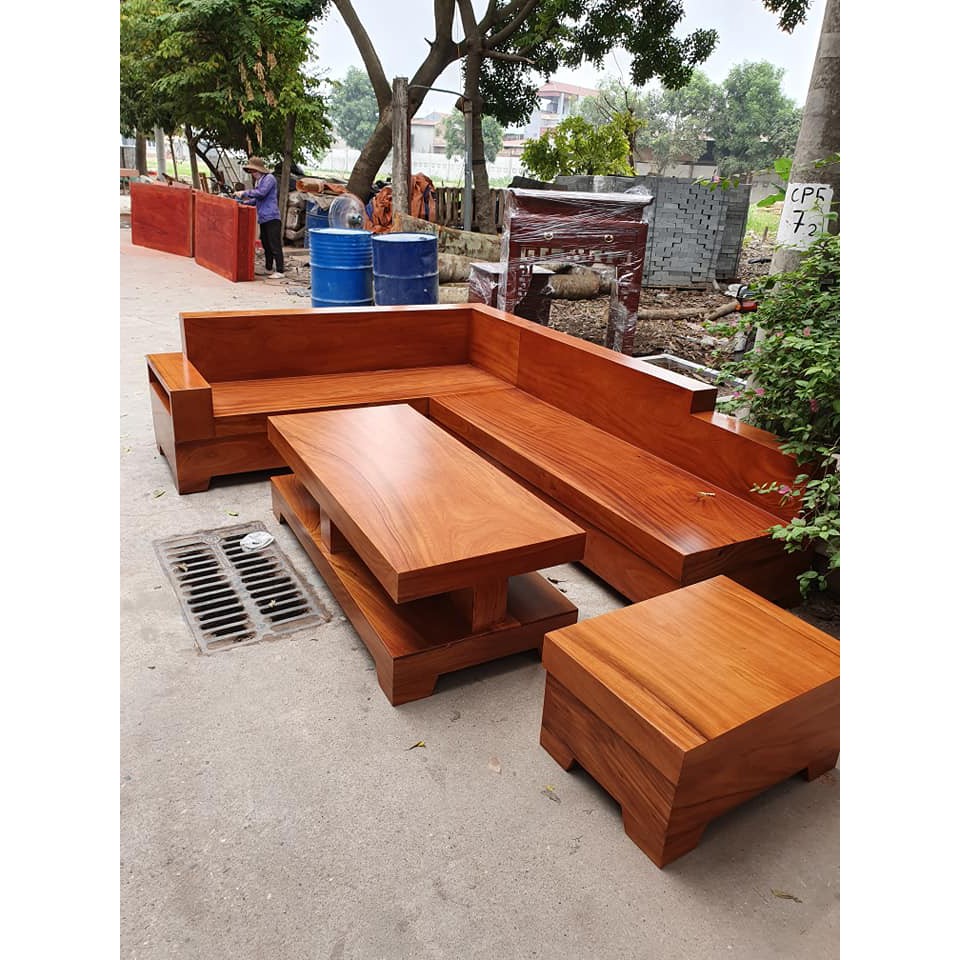 Bộ bàn ghế sofa gỗ