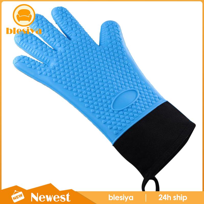 Găng Tay Cách Nhiệt Chống Bỏng Dùng Cho Nấu Ăn Đen