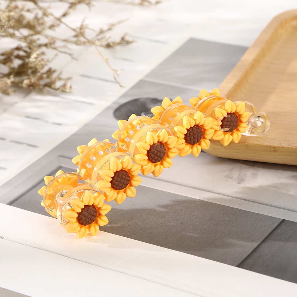 Kẹp Tóc Hình Hoa Dễ Thương 10cm Dành Cho Nữ