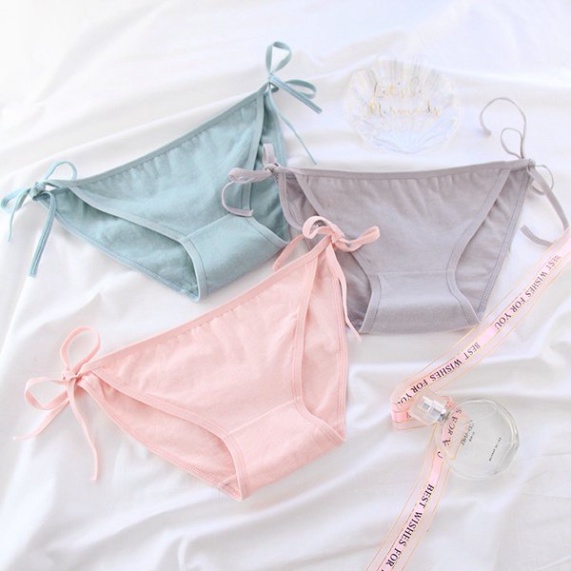 Quần chip lót nữ buộc nơ đúc su không đường may thun lạnh dễ thương sexy gợi cảm rẻ đẹp chính hãng