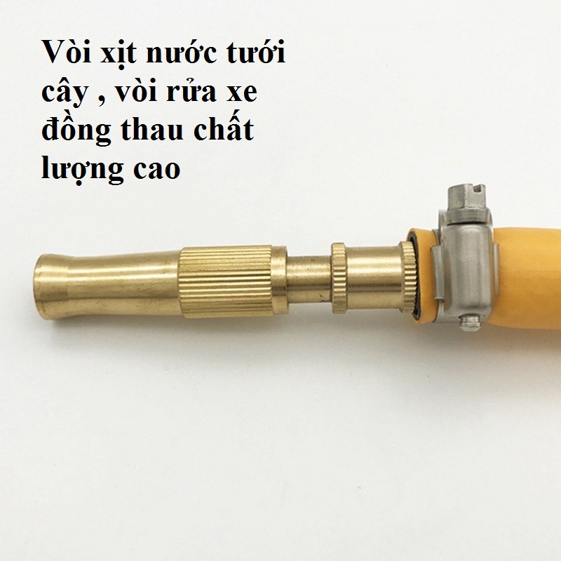 Vòi xịt nước tưới cây , vòi rửa xe đồng thau chất lượng cao nhập khẩu chính hãng