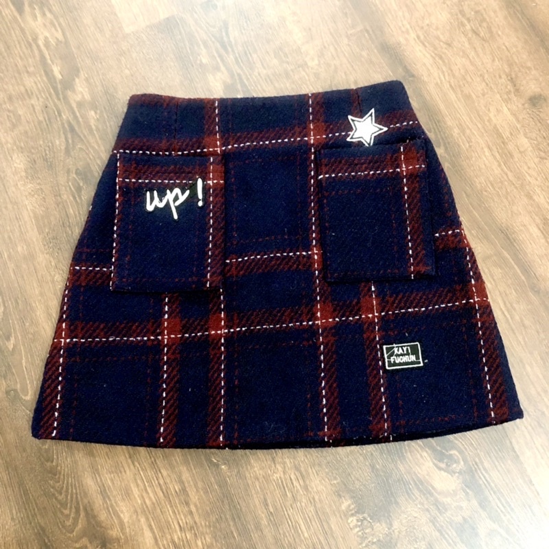 Váy sọc vải bố