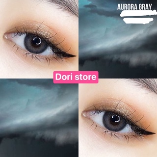 Lens Aurora Gray + nhỏ mắt