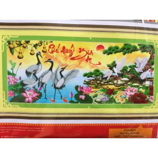 Tranh thêu 5D hạc 8543