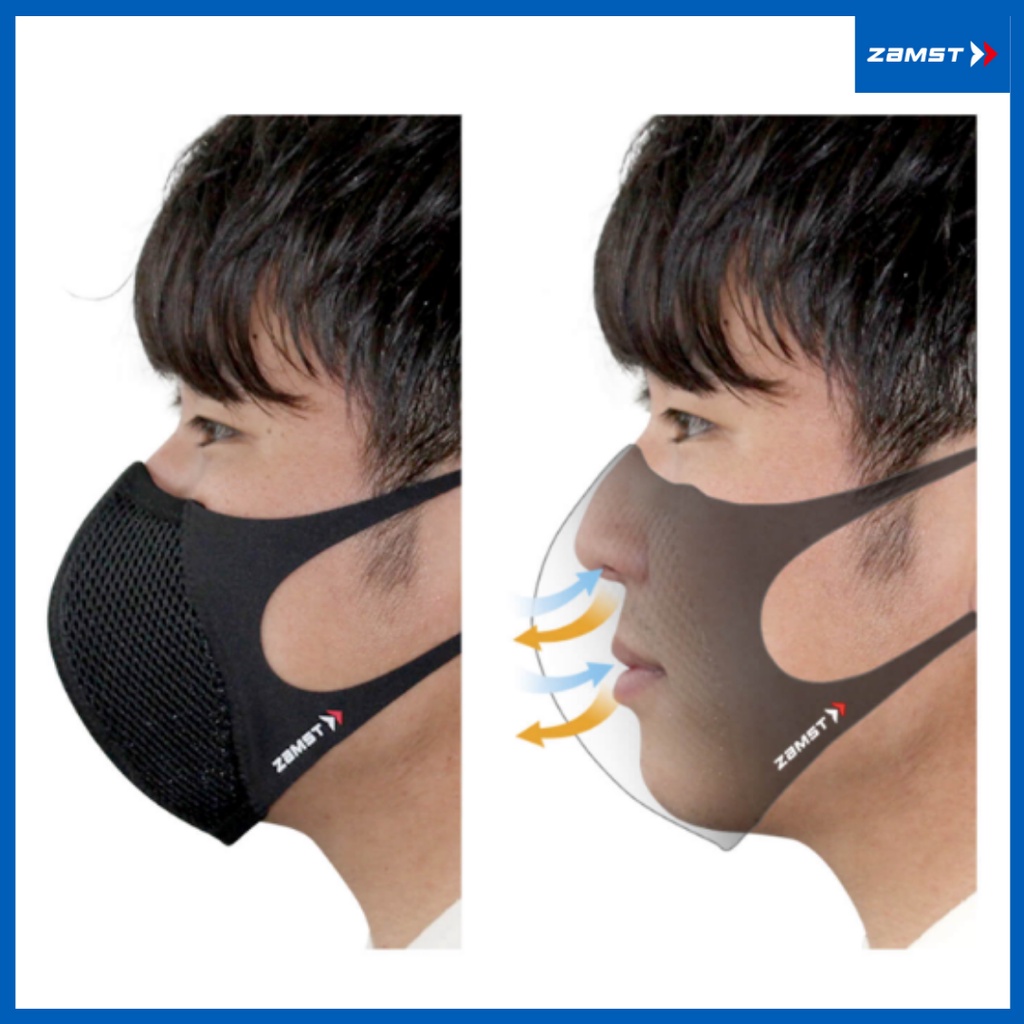 Khẩu trang thể thao ZAMST chính hãng MOUTH COVER (1 cái/gói)