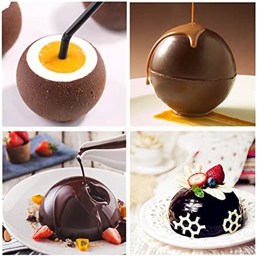 Khuôn Silicone Làm Bánh 6 Lỗ Hình Bán Cầu DIY