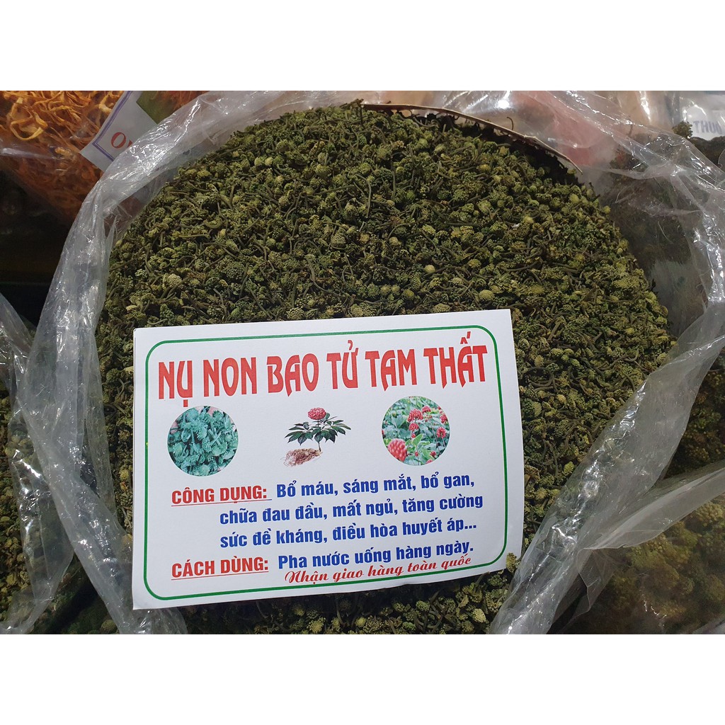 NỤ HOA TAM THẤT BAO TỬ KHÔ NỤ ĐẸP CÓ CUỐNG ( HÀNG CAO CẤP) | BigBuy360 - bigbuy360.vn