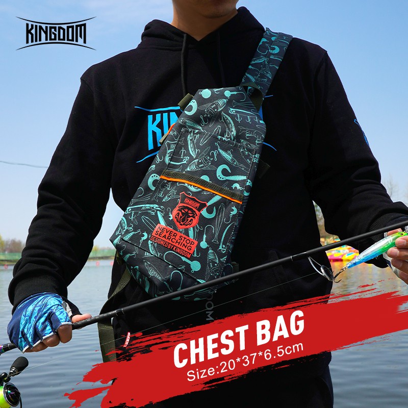 Túi Đựng Mồi Câu Cá Đa Năng Chống Thấm Nước 330g 37 * 20 * 6.5cm LYB-20 Kingdom 2021