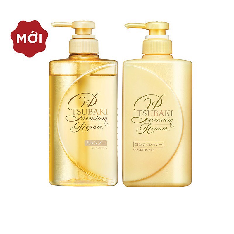 cặp gội xả Tsubaki premium repair shampoo 490ml (bán theo cặp)