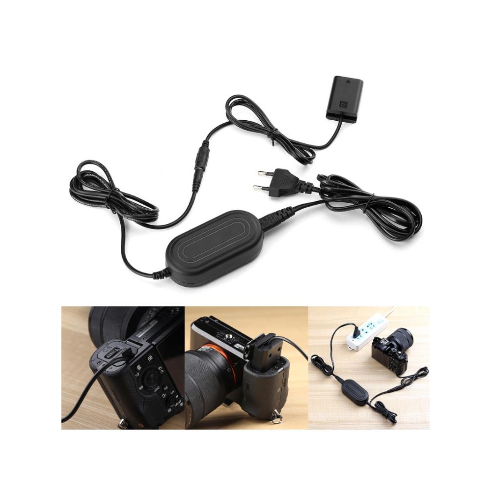 Bộ Sạc Phích Cắm Eu Np-Fw50 Cho Máy Ảnh Sony A5100 A6500 A6400 A6300 A6100 A6000 A5000 A7S2 A55