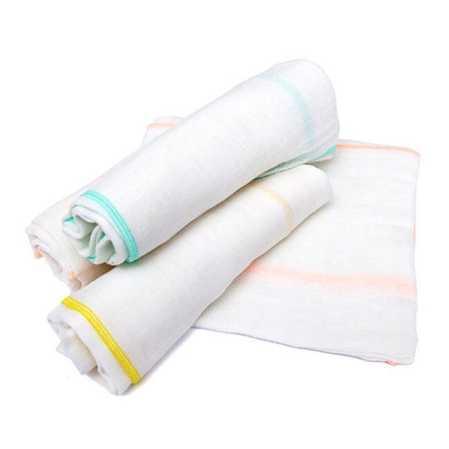 Set 2 khăn tắm cao cấp cho bé 100% cotton KACHOOBABY 3 lớp/4 lớp/5 lớp