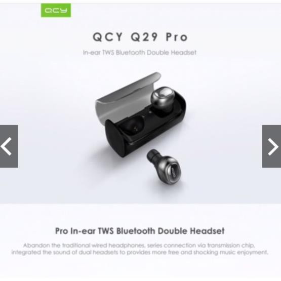 Tai nghe bluetooth 2 tai không dây hoàn toàn âm thanh đỉnh cao QCY Q29